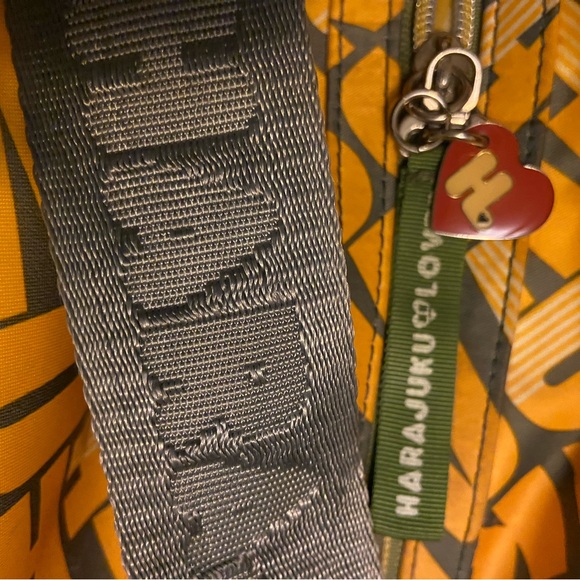 Gwen Stefani Harajuku Lovers Guitar Strap Signature Slouchy Hobo Bag w Pom Y2K - Picture 3 of 10